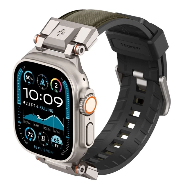 Remień Spigen DuraPro Armor do Apple Watch 49 46 45 44 42 mm 10 series Military Green (8809971239332) - Zdjęcie 8 Remień Spigen DuraPro Armor do Apple Watch 49 46 45 44 42 mm 10 series Military Green (8809971239332) - obraz 8
