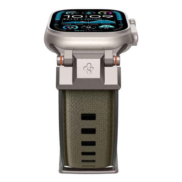 Remień Spigen DuraPro Armor do Apple Watch 49 46 45 44 42 mm 10 series Military Green (8809971239332) - Zdjęcie 9 Remień Spigen DuraPro Armor do Apple Watch 49 46 45 44 42 mm 10 series Military Green (8809971239332) - obraz 9