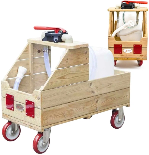 Zestaw do zabawy Classic World Edu Wózek na wodę do podlewania z wężem CW70273 (6927049072734) - obraz 2