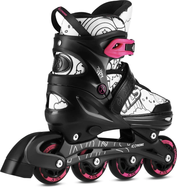 Ролики Nils Extreme Хокейна підошва Tinty NH10907 M 35-38 Рожеві (5905504101213) - зображення 6