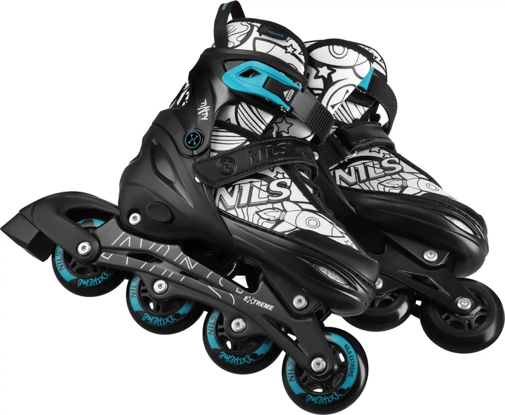 Łyżworolki Nils Extreme Płoza Hokejowa Tinty NH10907 M 35-38 Zielone (5905504101244) - obraz 9