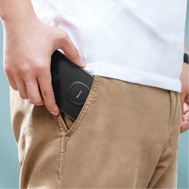 Кольцо-держатель для смартфона Baseus Invisible Phone Ring Holder Rose Gold (SUYB-0R) - Фото 10 Кольцо-держатель для смартфона Baseus Invisible Phone Ring Holder Rose Gold (SUYB-0R) - изображение 10
