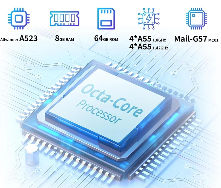Планшет 10.1" AWOW UTBook (3+5)/64Gb 8 ядер Android 15 7000 mAh Синий (101641600) - изображение 2