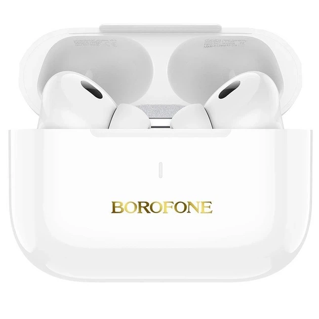 Беспроводные Bluetooth наушники Borofone BW59 Plus TWS c активным шумоподавлением ANC, до 4 часов работы White - Фото 7 Беспроводные Bluetooth наушники Borofone BW59 Plus TWS c активным шумоподавлением ANC, до 4 часов работы White - изображение 7