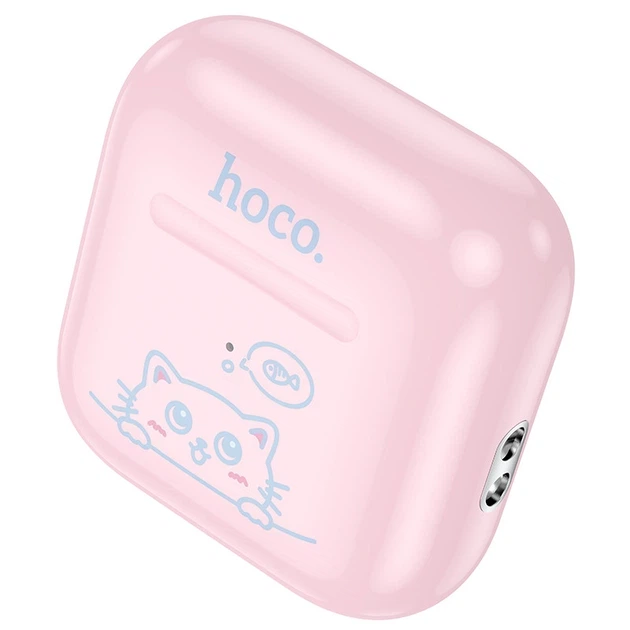 Бездротові Дитячі Bluetooth навушники HOCO EW112 TWS з мікрофоном, до 4 годин роботи Pink - зображення 3