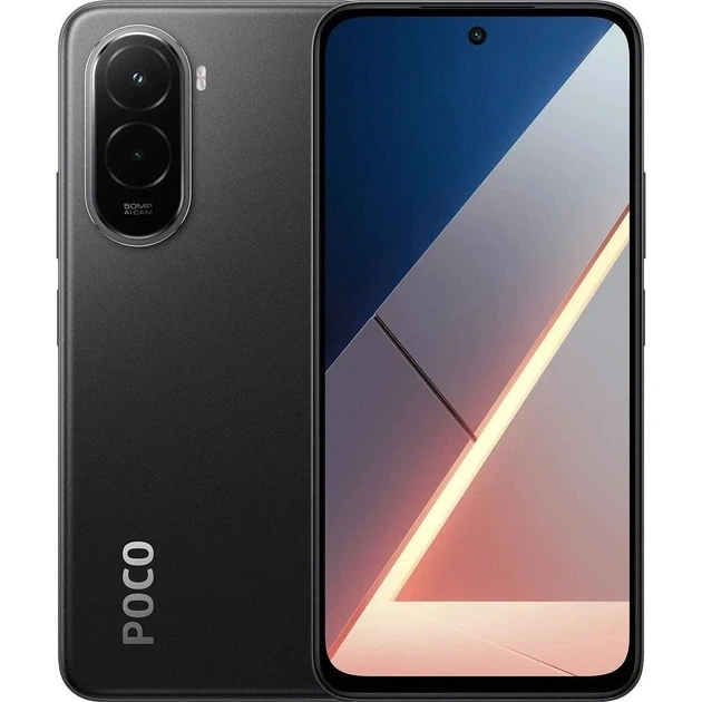 Смартфон Poco M7 NFS 6/128GB Black Global - Фото 1 Смартфон Poco M7 NFS 6/128GB Black Global - зображення 1