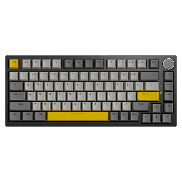 Механическая клавиатура Ajazz AK820 Grey, Epomaker Moon Switch, размера 75%, RGB подсветки, PBT кейкапы - изображение 2
