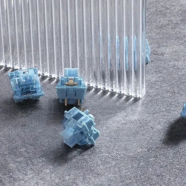 Набор механических переключателей Akko V3 Creamy Blue Pro набор из 45 шт кроемовых тактильных свечей для механических клавиатур - Фото 5 Набор механических переключателей Akko V3 Creamy Blue Pro набор из 45 шт кроемовых тактильных свечей для механических клавиатур - изображение 5