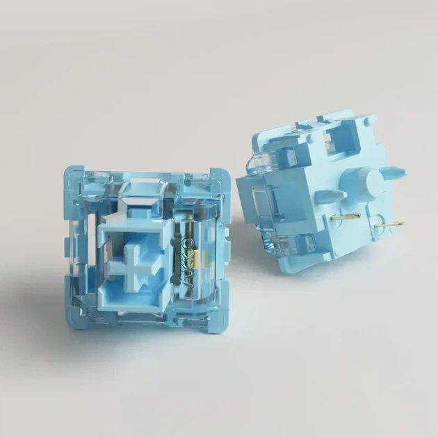 Набор механических переключателей Akko V3 Creamy Blue Pro набор из 45 шт кроемовых тактильных свечей для механических клавиатур - Фото 8 Набор механических переключателей Akko V3 Creamy Blue Pro набор из 45 шт кроемовых тактильных свечей для механических клавиатур - изображение 8
