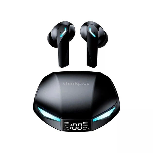 Бездротові спортивні навушники Lenovo Thinkplus XT53 TWS Bluetooth, сенсорні навушники в кейсі з підсвідкою, Black - Фото 5 Бездротові спортивні навушники Lenovo Thinkplus XT53 TWS Bluetooth, сенсорні навушники в кейсі з підсвідкою, Black - зображення 5