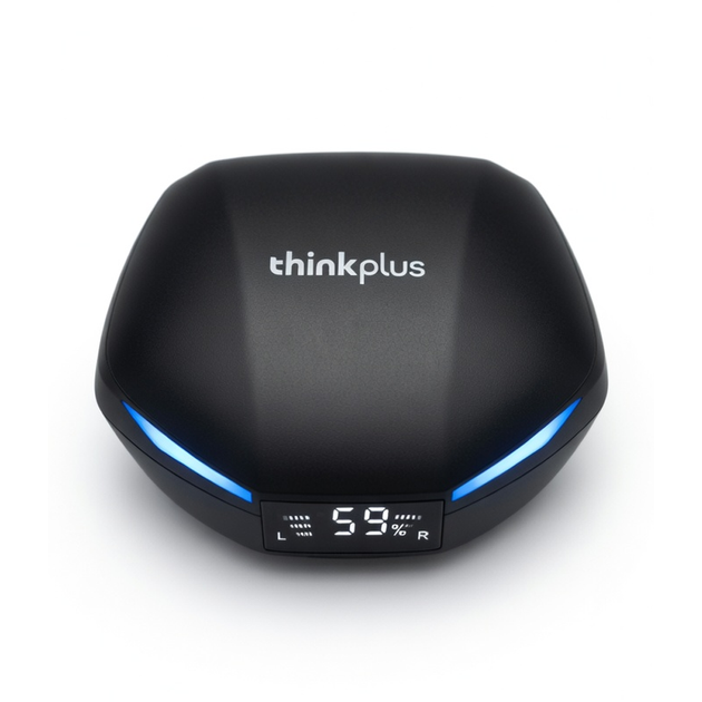Бездротові спортивні навушники Lenovo Thinkplus XT53 TWS Bluetooth, сенсорні навушники в кейсі з підсвідкою, Black - Фото 8 Бездротові спортивні навушники Lenovo Thinkplus XT53 TWS Bluetooth, сенсорні навушники в кейсі з підсвідкою, Black - зображення 8
