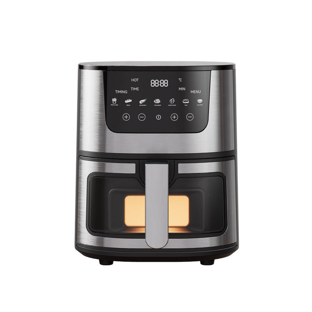 Аэрогриль Silver Crest 8 л 4200 Вт сенсорное управление Hot Air Technology аэрофритюрница без масла Черный - изображение 8