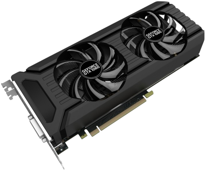 Відеокарта GeForce GTX 1060 3GB Palit Dual (NE51060015F9-1061D) Б/В - Фото 2 Відеокарта GeForce GTX 1060 3GB Palit Dual (NE51060015F9-1061D) Б/В - зображення 2