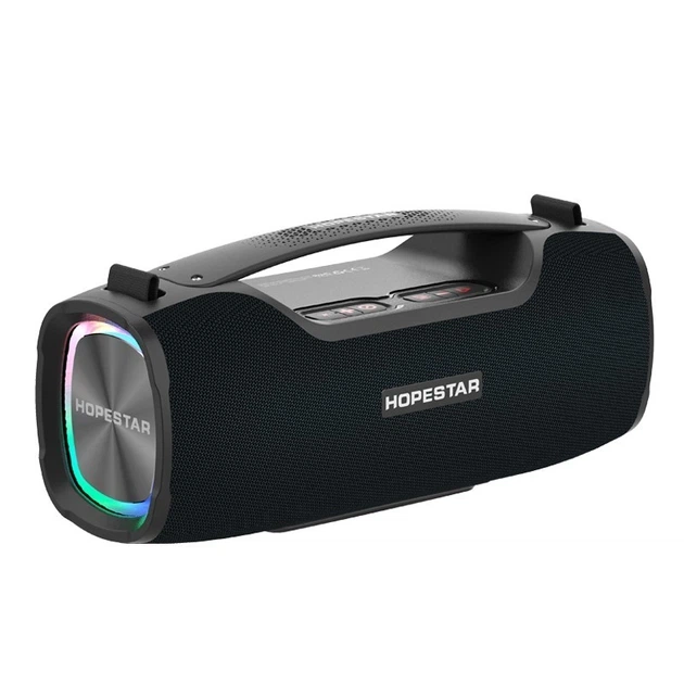 Портативна бездротова Bluetooth колонка Hopestar A6X |BT5.0, 55W, TWS, AUX/TF/USB, 4h, IPX6| Black - изображение 7
