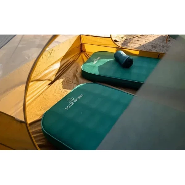 Коврик самонадувающийся Sea to Summit Comfort Deluxe Self Inflating Mat Large Rectangular Wide Rain Forest (1033-STS 002908) - изображение 11