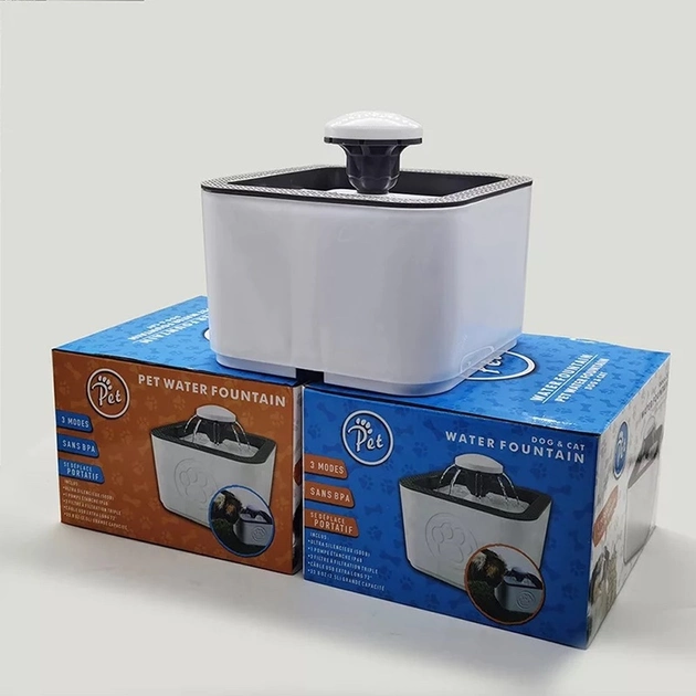 Поїлка для тварин Pet Water FOUNTAIN Автоматична напувалка - фонтан - Фото 7 Поїлка для тварин Pet Water FOUNTAIN Автоматична напувалка - фонтан - зображення 7