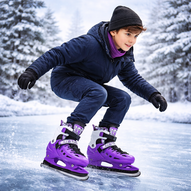 Раздвижные коньки Scale Sports Violet 29–33 - Фото 3 Раздвижные коньки Scale Sports Violet 29–33 - изображение 3