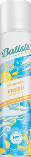 Шампунь сухий Batiste Dry Shampoo Fresh Breezy Citrus 200 мл - Фото 1 Шампунь сухий Batiste Dry Shampoo Fresh Breezy Citrus 200 мл - зображення 1