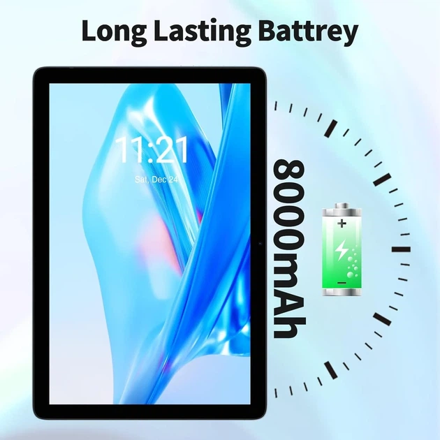 Планшет 10.1" PRITOM L10 4+4/128Gb 8 ядер Android 14 8000 mAh Сірий Б/В - Фото 5 Планшет 10.1" PRITOM L10 4+4/128Gb 8 ядер Android 14 8000 mAh Сірий Б/В - зображення 5