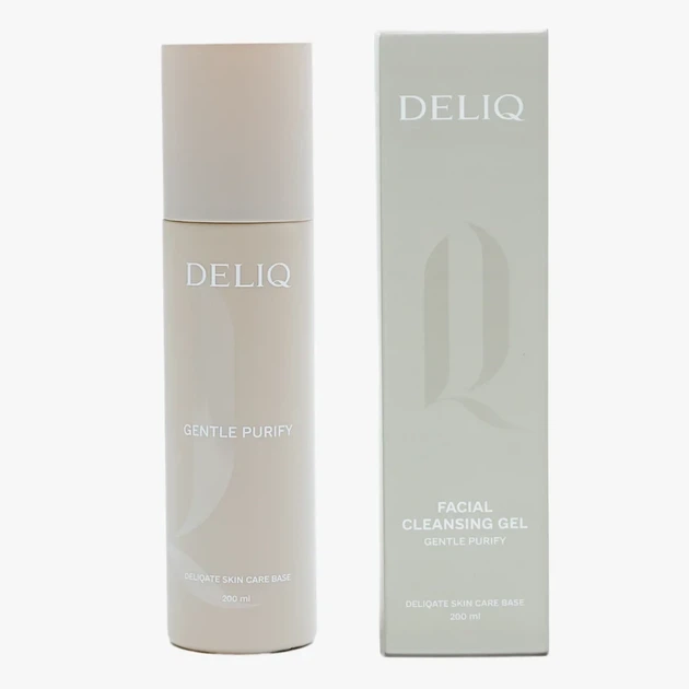 Энзимный очищающий гель для лица DELIQ Facial Cleansing Gel Gentle Purify 200 мл - Фото 1 Энзимный очищающий гель для лица DELIQ Facial Cleansing Gel Gentle Purify 200 мл - изображение 1