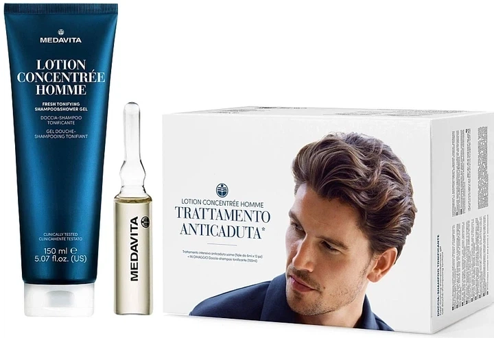 Набір для волос Medavita Lotion Concentree Homme - Фото 1 Набір для волос Medavita Lotion Concentree Homme - изображение 1