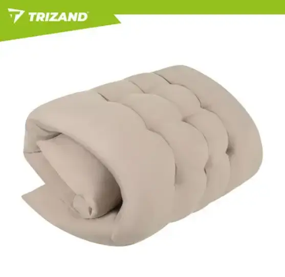 Складной садовый шезлонг TRIZAND 27553 с подушкой – стальной каркас, ткань Oxford 600D, для пляжа, дачи и отдыха - изображение 5