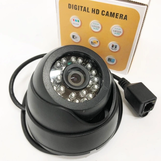 Камера відеоспостереження купольна IP 349 1.3 MP – внутрішня камера з ІЧ-підсвіткою 15 м та підключенням RJ45 - изображение 11