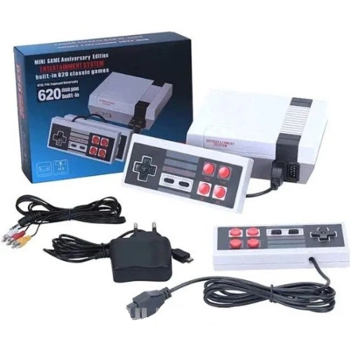 Ігрова приставка GAME NES 7724 Retro 620 ігор з 2 джойстиками, 8 біт консоль підключення RCA, ретро приставка для телевізора Nintendo стиль для дітей і дорослих - Фото 3 Ігрова приставка GAME NES 7724 Retro 620 ігор з 2 джойстиками, 8 біт консоль підключення RCA, ретро приставка для телевізора Nintendo стиль для дітей і дорослих - изображение 3