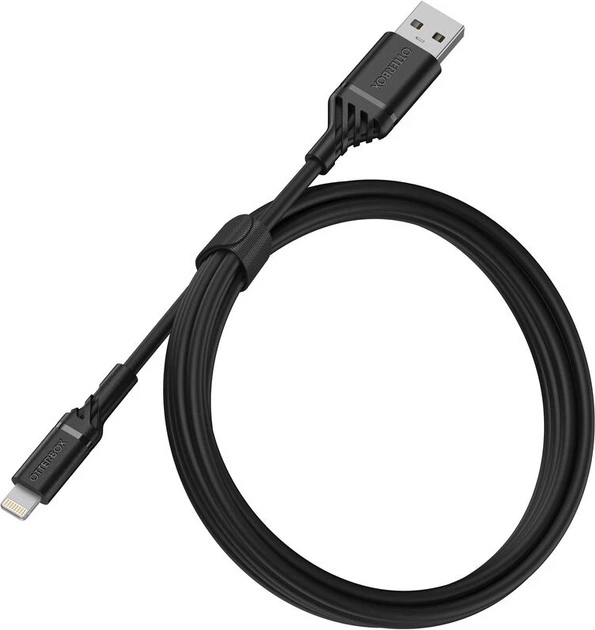 Kabel OtterBox Mid-Tier Lightning to USB-A 1 m Black (78-52525) - Zdjęcie 2 Kabel OtterBox Mid-Tier Lightning to USB-A 1 m Black (78-52525) - obraz 2