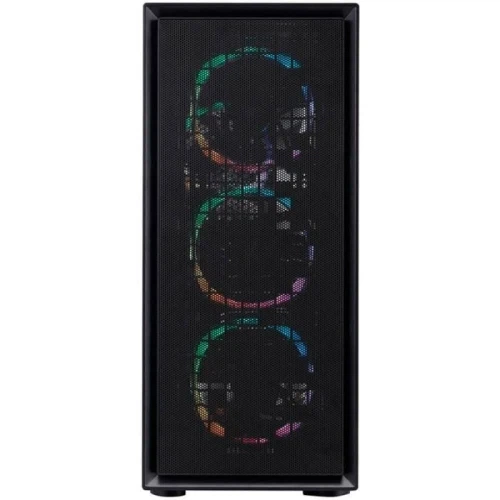 Корпус 1stPlayer Go6-BK-4FS7, Black, без БЖ, Midi Tower, ATX / Micro ATX / Mini ITX, 1xUSB 3.0 / 2xUSB 2.0, макс. CPU - 165 мм / VGA - 320 мм, 4x120 мм RGB, бічна панель із загартованого скла - изображение 3