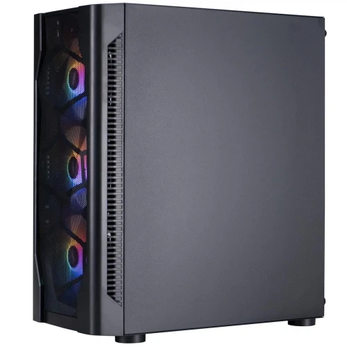Корпус 1stPlayer D4-BK-4F1, Black - изображение 12