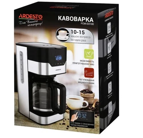 Кофеварка Ardesto FCM-D3100 - изображение 4