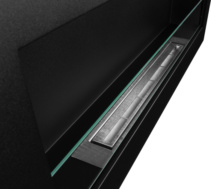 Біокамін BIOkominkiGMT 900х400 BOX чорний матовий (зі склом) - Фото 10 Біокамін BIOkominkiGMT 900х400 BOX чорний матовий (зі склом) - изображение 10