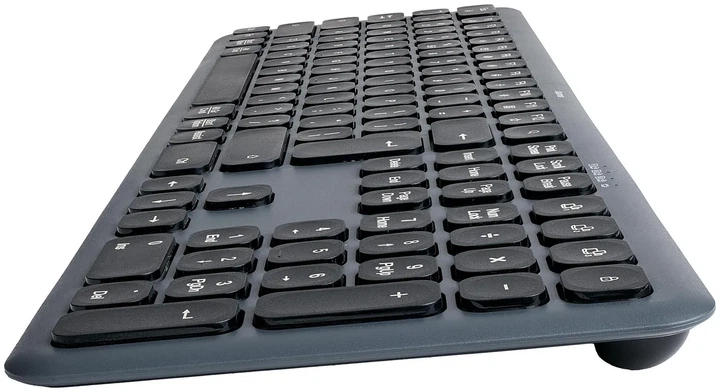 Клавіатура бездротова Hama Multi-Device WK-550 Wireless/Bluetooth Black (U8173063) - зображення 4