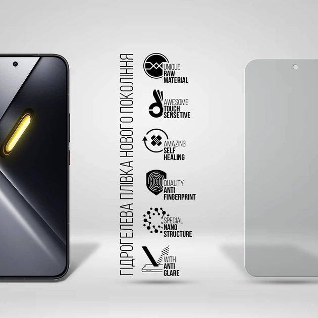 Захисна плівка для Xiaomi Poco X8 Pro 5G гідрогелева ударостійка протиударна бронеплівка Matte на телефон ArmorStandart захист скла матова плівка (ARM90685) - зображення 2