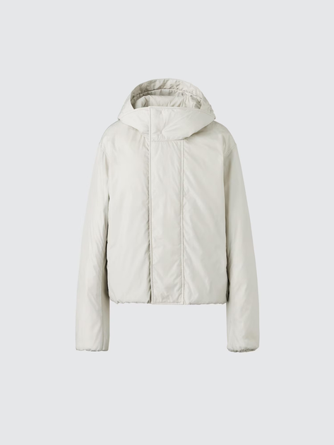 Куртка Uniqlo розмір L світло сіра (02) (480064) - зображення 6