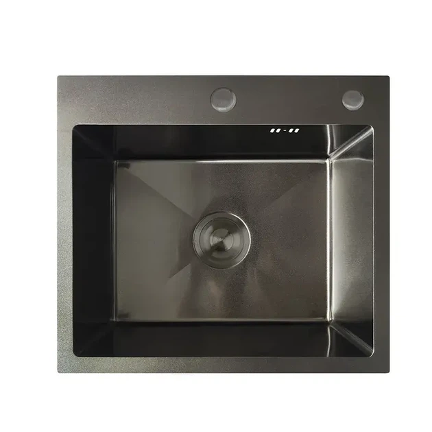 Мийка з нержавіючої сталі Mixxus MH5045 Decor Graphite (3.0/0.8) колір графіт (MI8310) (00149387) - Фото 1 Мийка з нержавіючої сталі Mixxus MH5045 Decor Graphite (3.0/0.8) колір графіт (MI8310) (00149387) - изображение 1