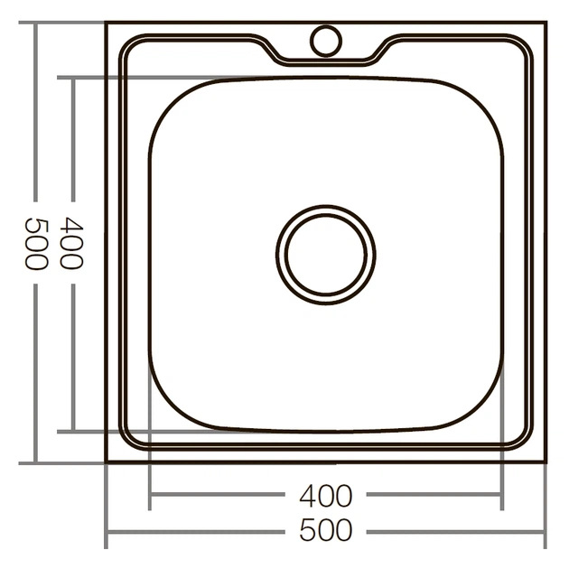 Кухонна мийка накладна Zerix Z5050-04-160E (Satin) (ZX1608) (00149558) - зображення 3