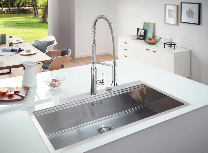 Мийка кухонна Grohe EX Sink K800 (120 cm) (31586SD0) (00149337) - Фото 2 Мийка кухонна Grohe EX Sink K800 (120 cm) (31586SD0) (00149337) - зображення 2