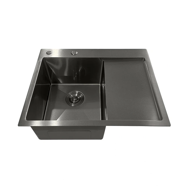 Мийка з нержавіючої сталі Mixxus MH6350L Nano-Black (3.0/0.8) колір графіт (MI7045) (00149382) - изображение 4