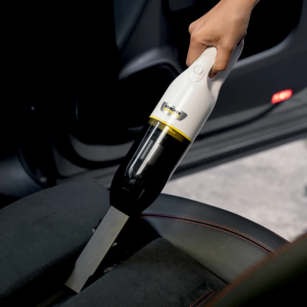 Пилосос Karcher автомобільний CVH 2, 70Вт, контейнер -0,15л, автономія до 10хв, білий (00110726) - изображение 7