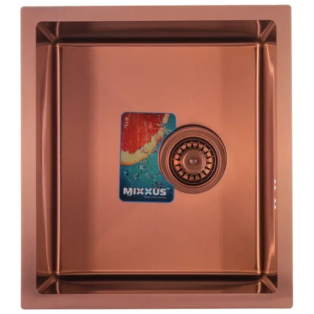 Мийка Mixxus MX4843-220x1.0-PVD-Bronze (MX0558) (00149309) - Фото 1 Мийка Mixxus MX4843-220x1.0-PVD-Bronze (MX0558) (00149309) - изображение 1