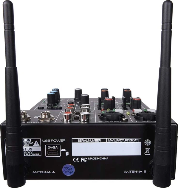 Bezprzewodowy system mikrofonowy DNA MIXMIC 2 z mikserem audio (5908249813908) - obraz 4