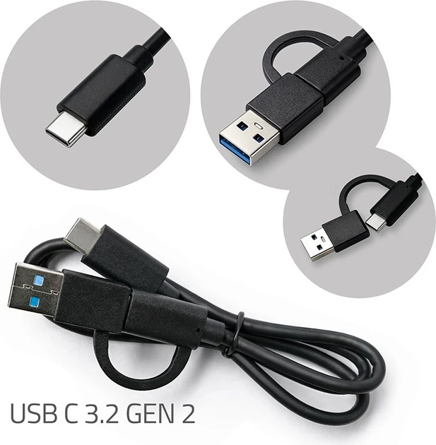 Stacja dokująca Qoltec M.2 NVMe SSD Docking Station (5901878523668) - obraz 3