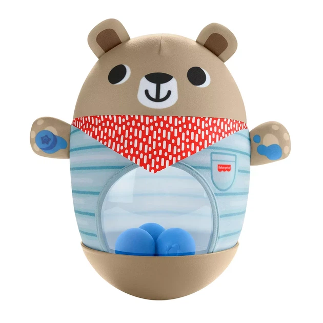 Іграшка Fisher Price Ведмедик-неваляйко (JLB83) - Фото 3 Іграшка Fisher Price Ведмедик-неваляйко (JLB83) - зображення 3