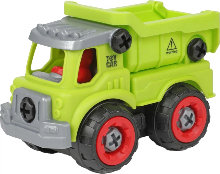 Zestaw pojazdów budowlanych Toi-Toys 4 szt 2420951 (8714627000795) - obraz 6