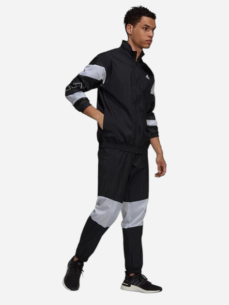 Спортивний костюм чоловічий Adidas Mts 3Bars Logo H42019 XS Чорний (4064055416496) - зображення 7