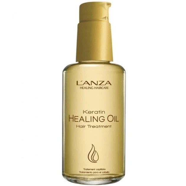Кератиновый эликсир для волос L'anza Lanza Keratin Healing Oil Hair Treatment 100 мл - Фото 1 Кератиновый эликсир для волос L'anza Lanza Keratin Healing Oil Hair Treatment 100 мл - изображение 1