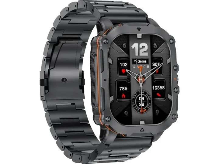 Смарт-часи Gelius Pro GP-SW016 (Tactical Heavy) Black Chrome - Фото 5 Смарт-часи Gelius Pro GP-SW016 (Tactical Heavy) Black Chrome - зображення 5