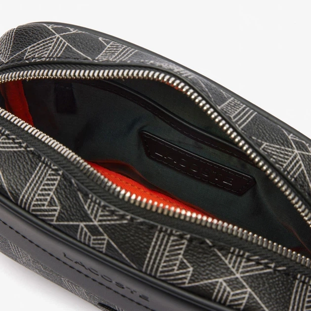 Чоловіча сумка через плече з логотипом LACOSTE Crossbody NH3650LX.H45 Чорний - зображення 3